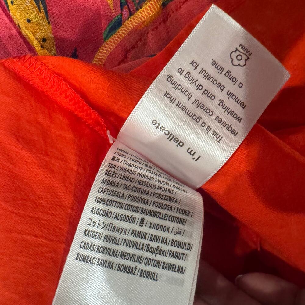 Farm Rio Mixed Prints Button Down Maxi Dress Long Sleeve Multicolor Size L NWT - Picture 9 of 13